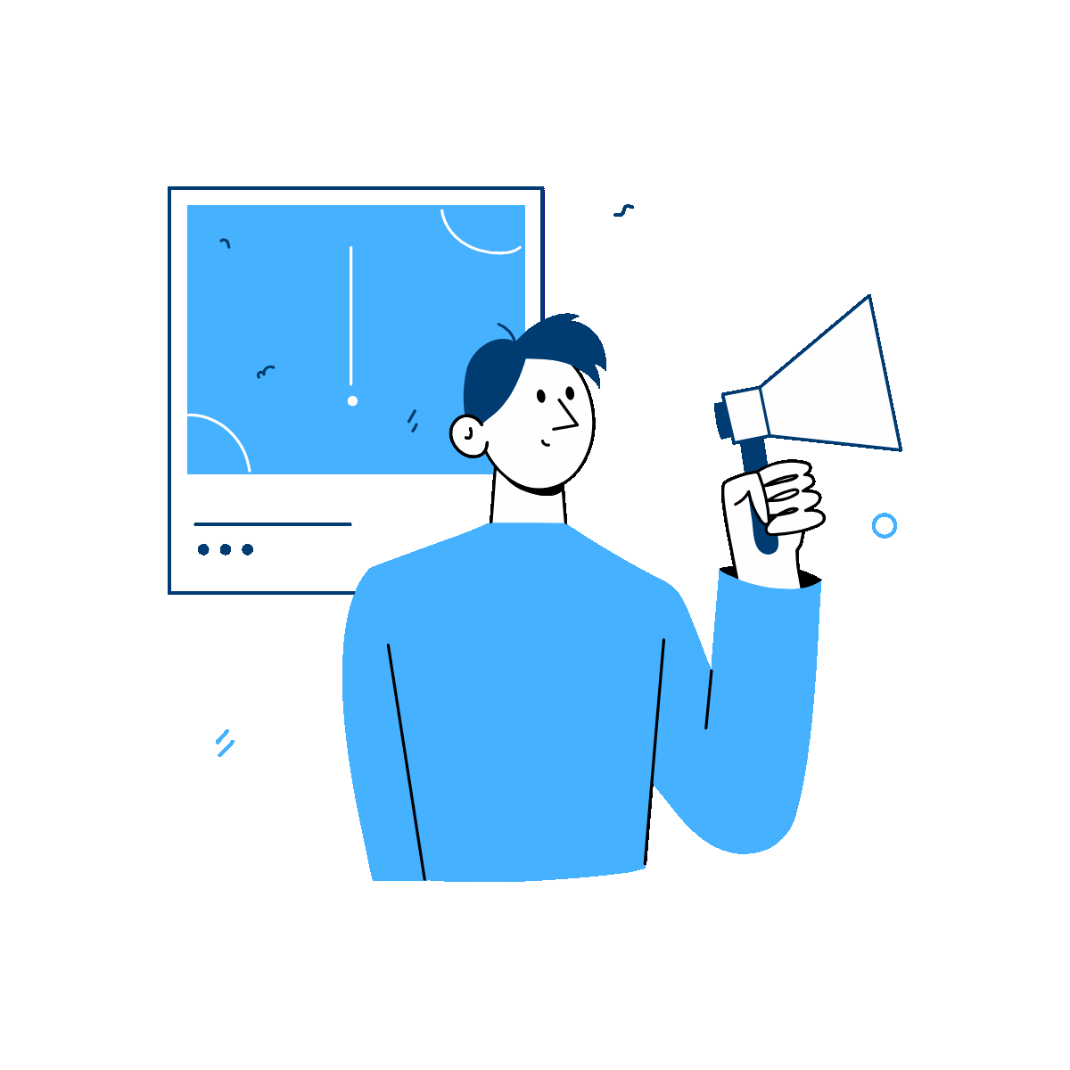 Product Marketing Hand Drawn Illustration