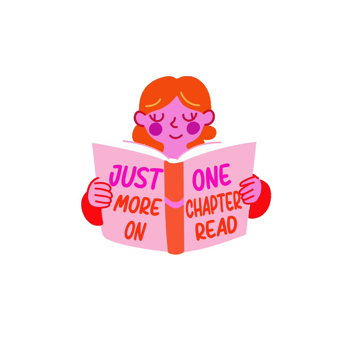 reading, study, bookworm, bibliophile, lettering, typography, quote, words, font, text, flat, vector