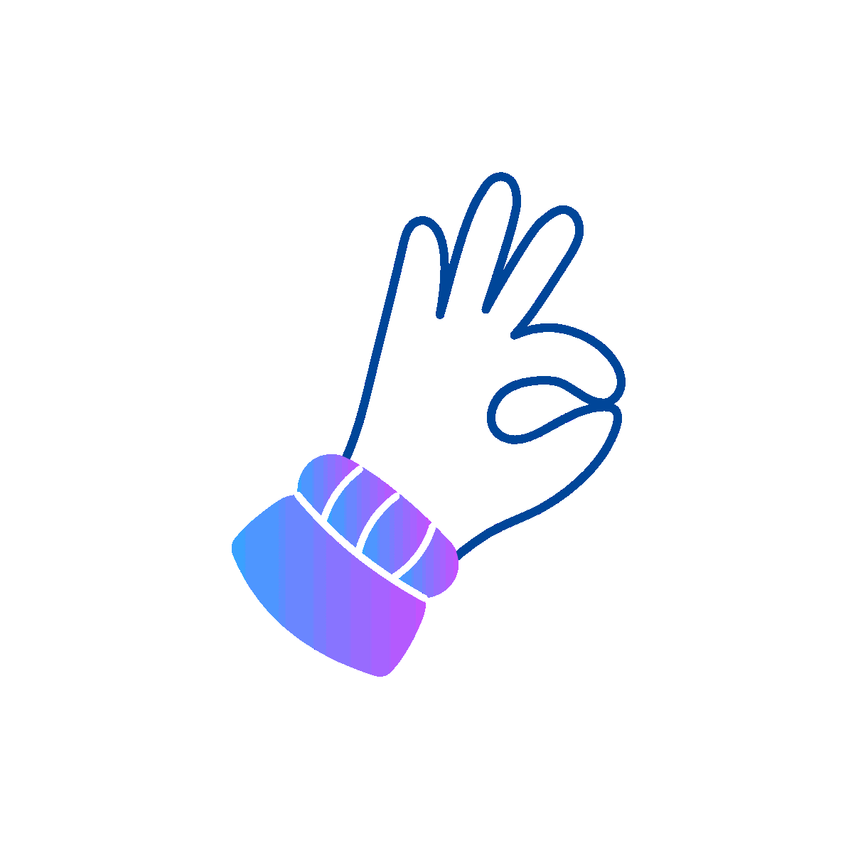 Wow sign expressive surprise hand gesture