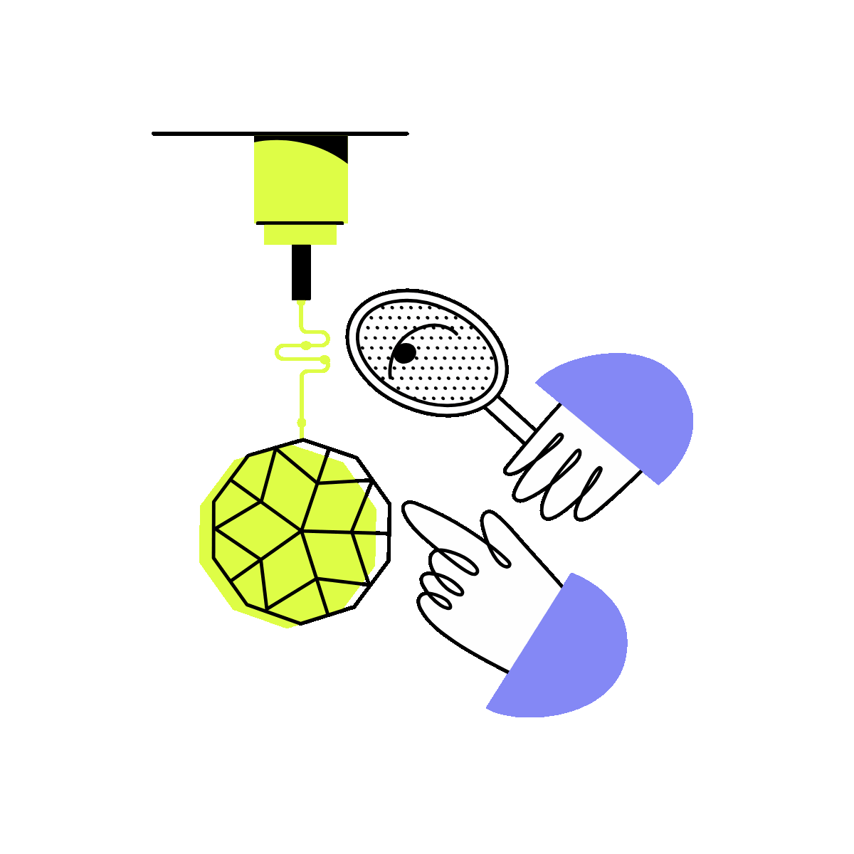 Flat Laser Printing Technology Icon