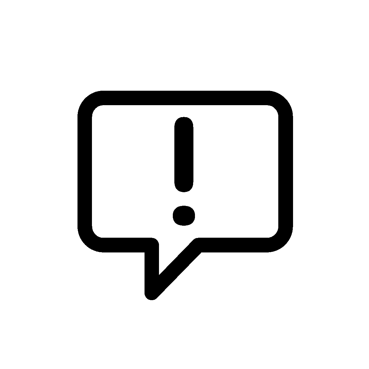A hover animation design of chat warning