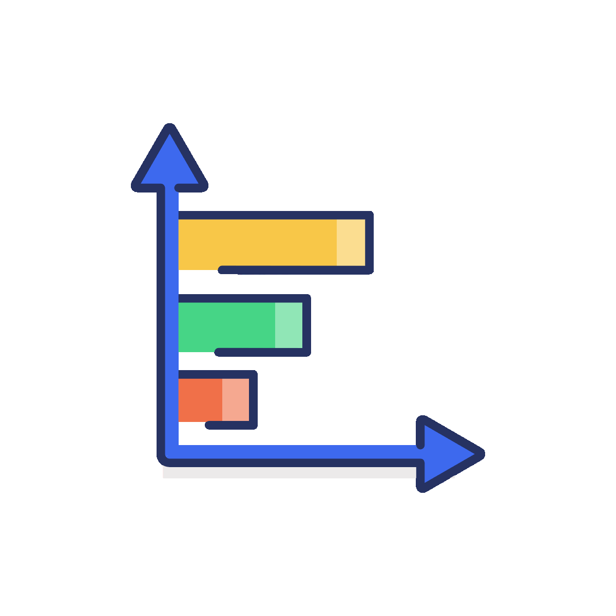 Animated Horizontal Graph Visualization