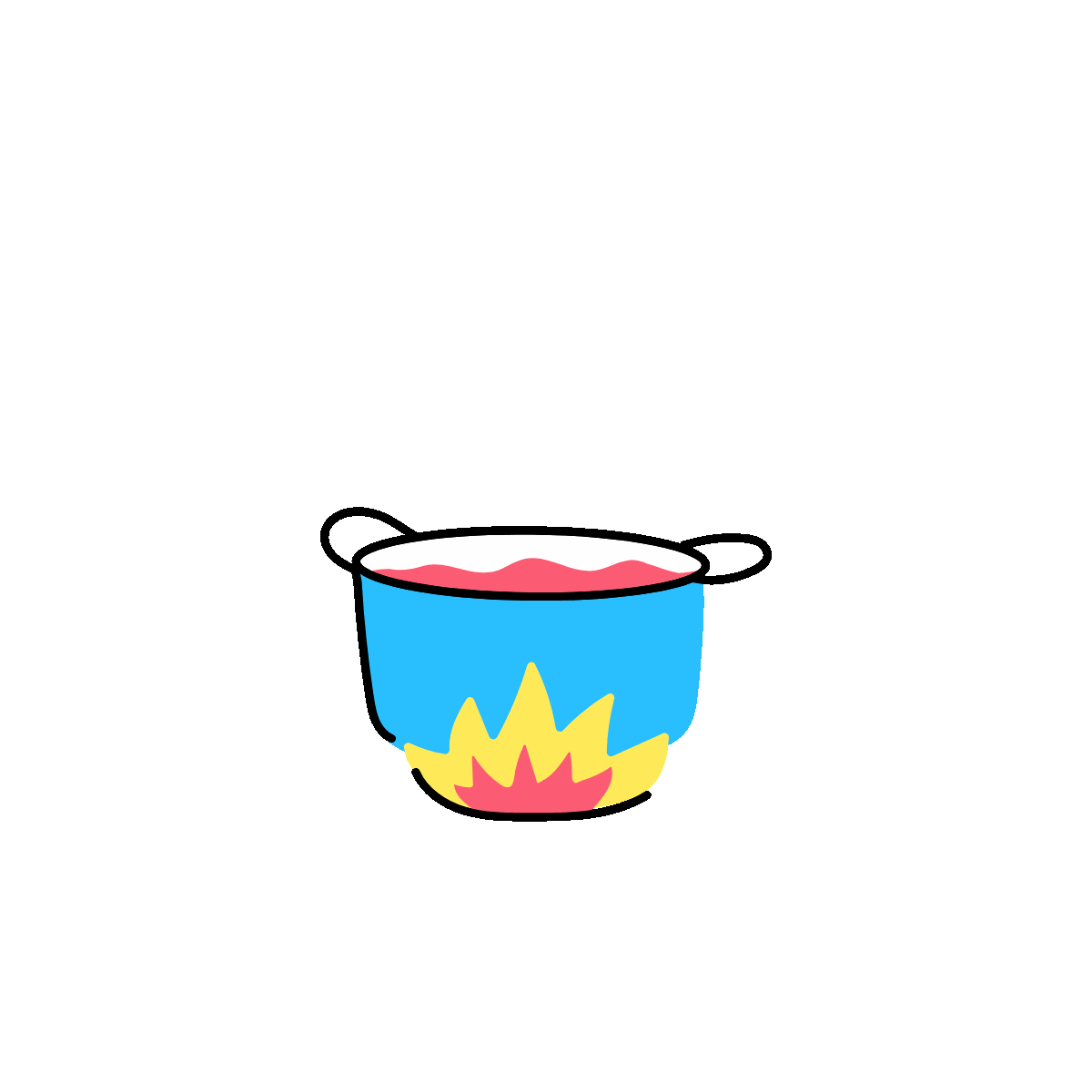 Eid Cooking Doodle Vector Icon Design