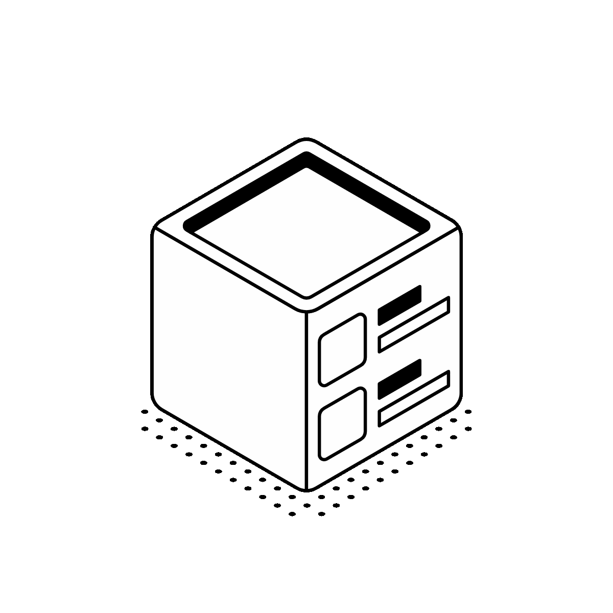 Animated Isometric Financial Chart Report