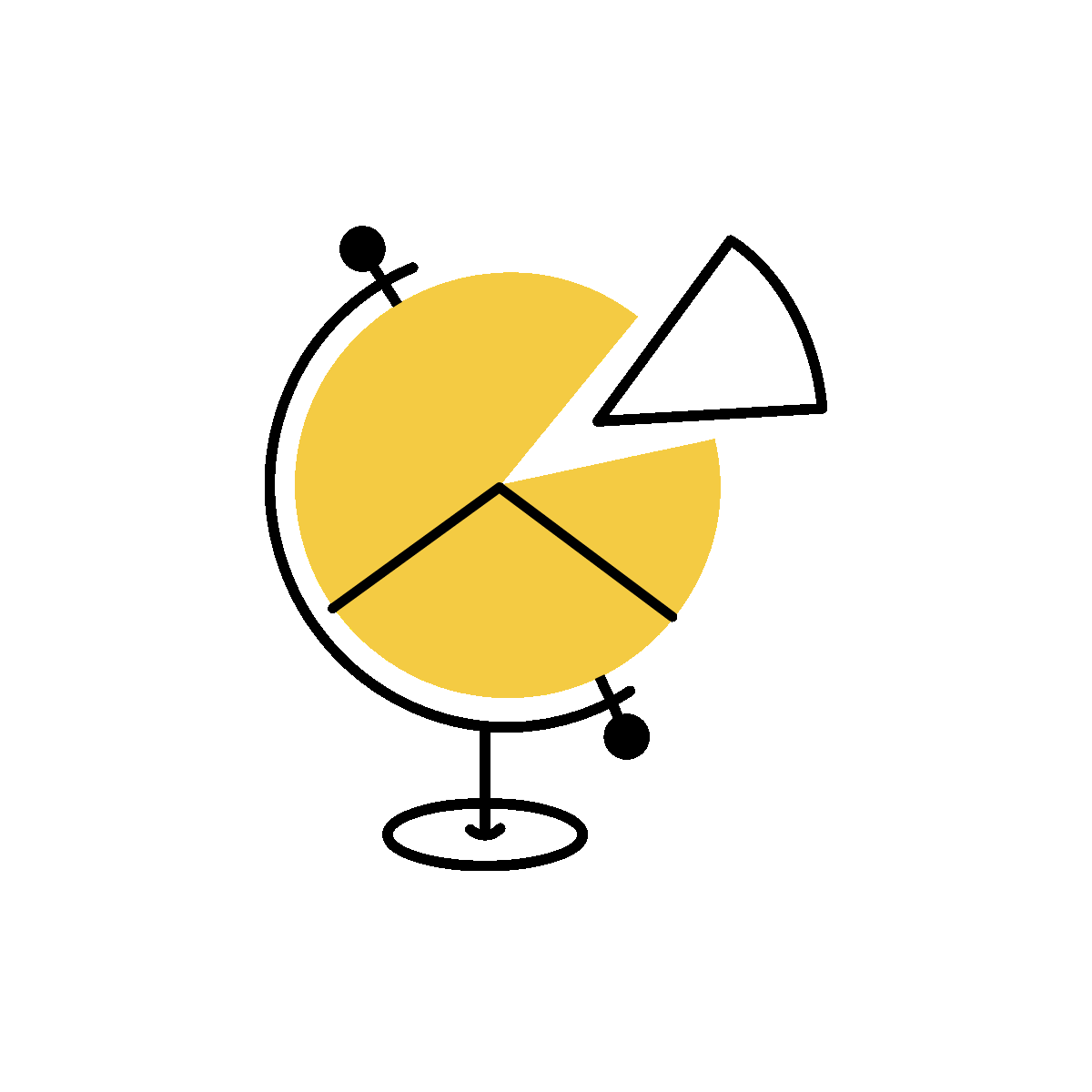 Animated Market Distribution Illustration