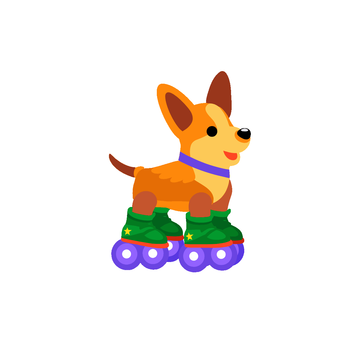 Animated Dog Celebrating Its Birthday