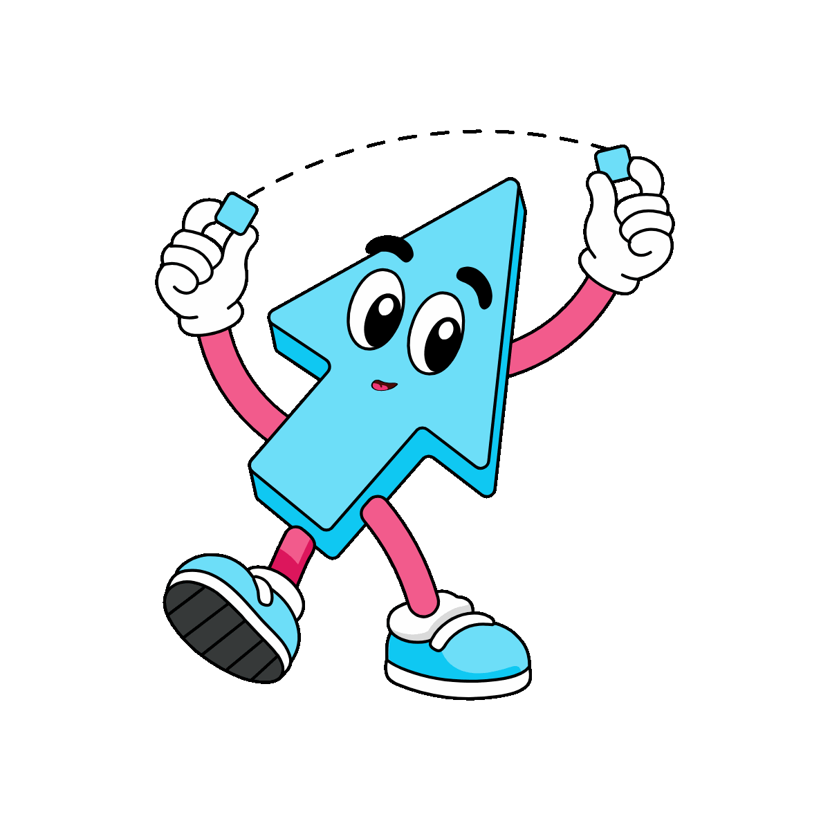 Animated Arrow Tool Character