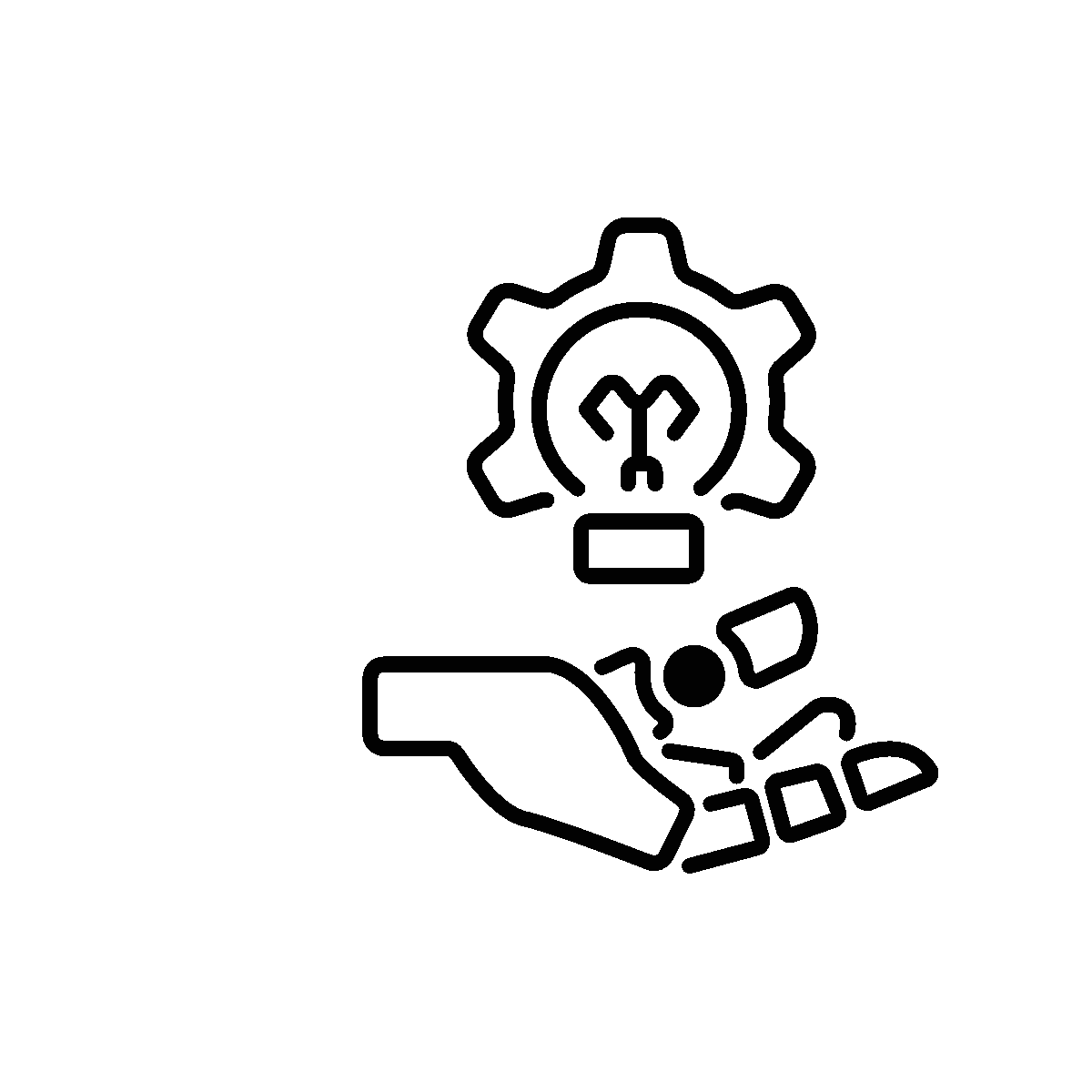 Outline Animated AI Innovation Icon