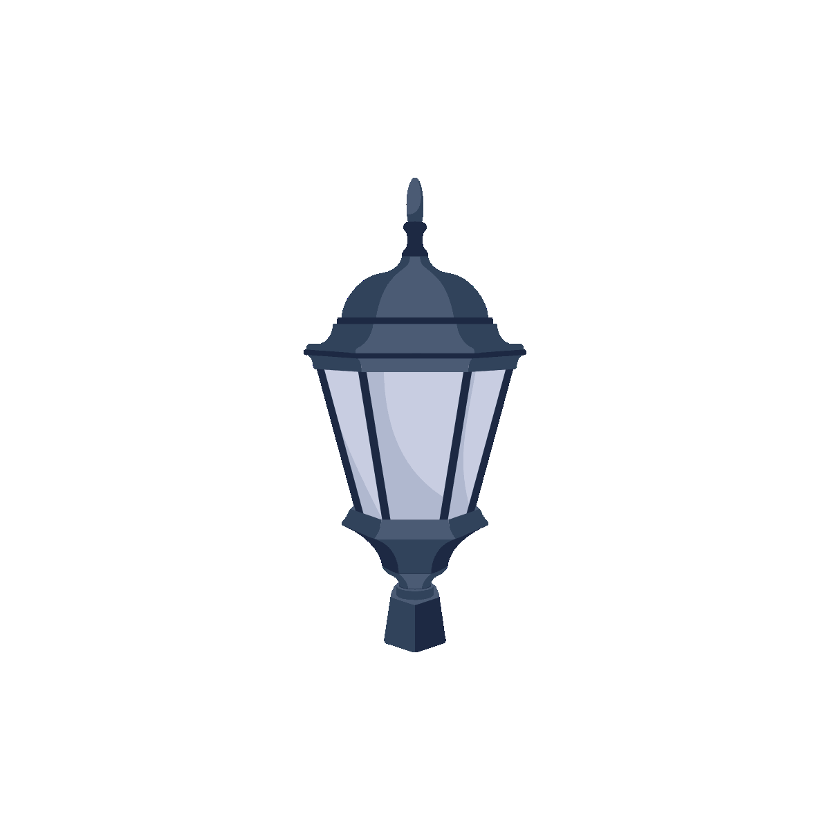 Street Light Colorful 2D Animation Design
