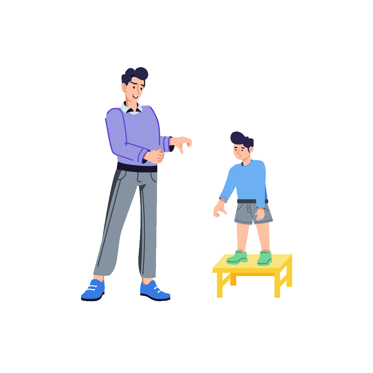 Father and Son Sharing a Loving Moment