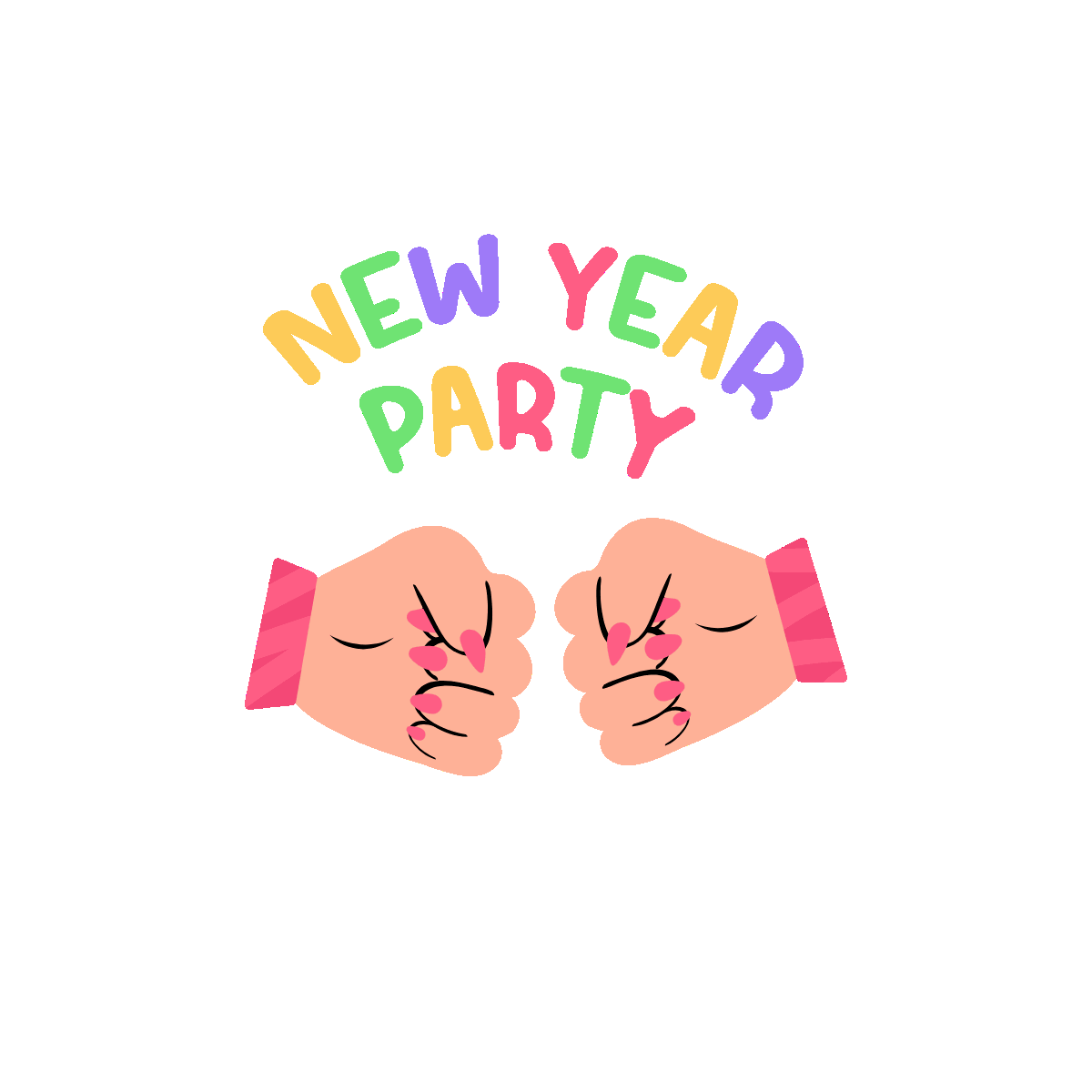 Music speaker party illustration
