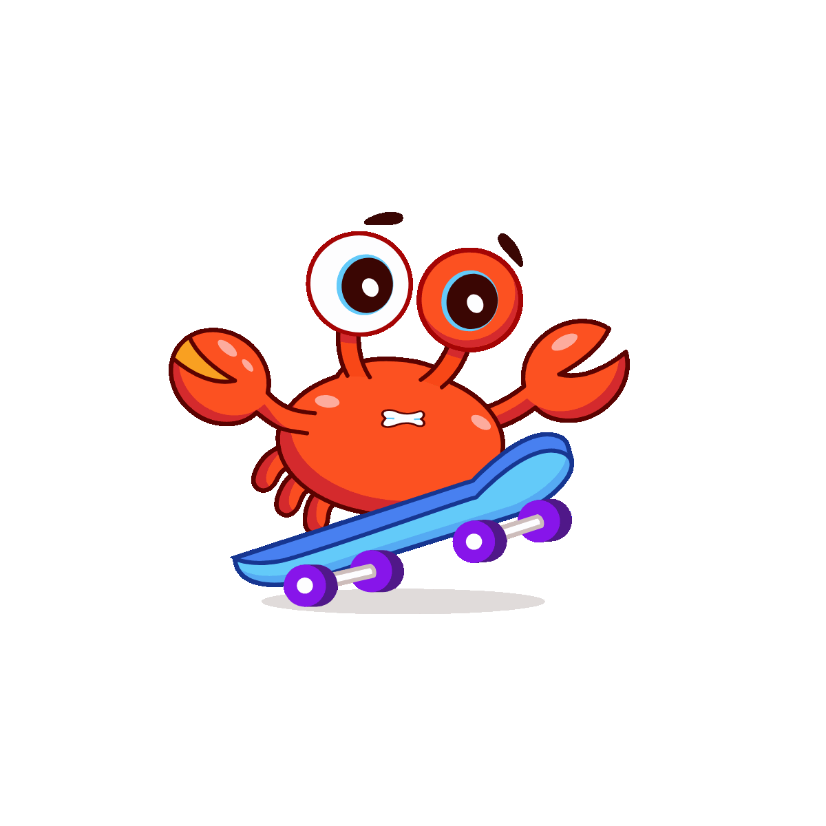 Skateboard Crab