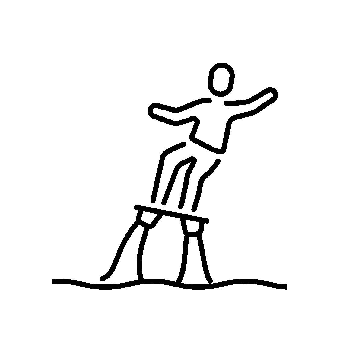 Flyboarding for exciting water sport action