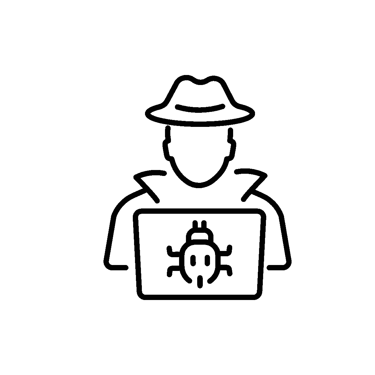 Hacking Animated Line Icon Design