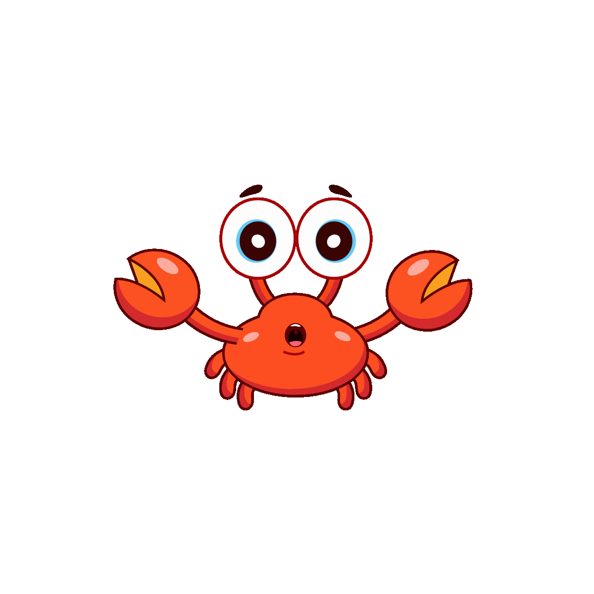 Shocked Crab