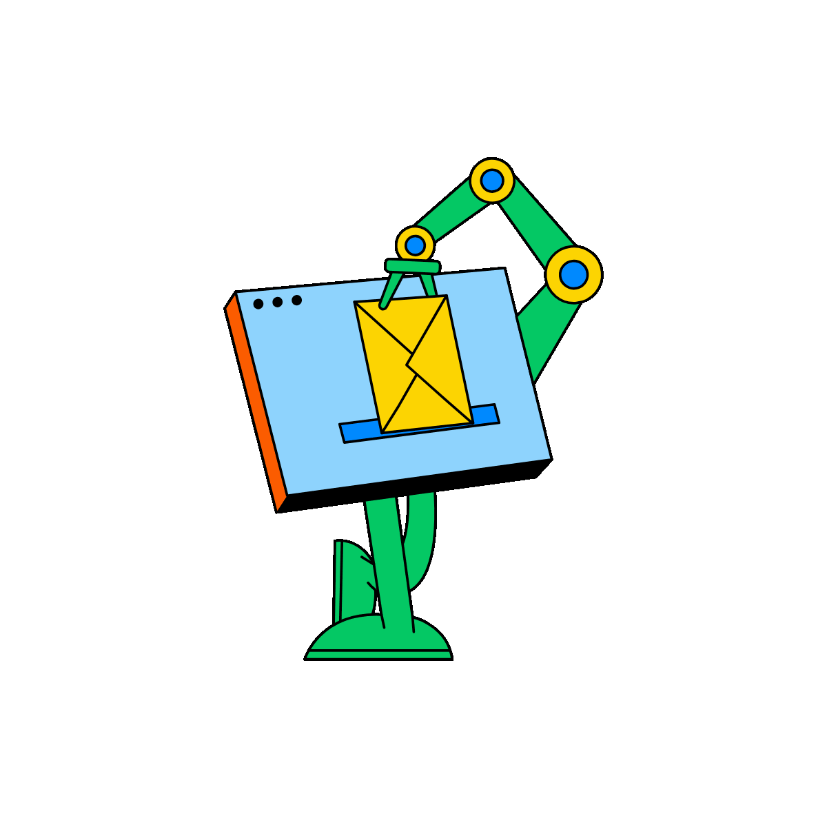 Animated Automated Email Workflow