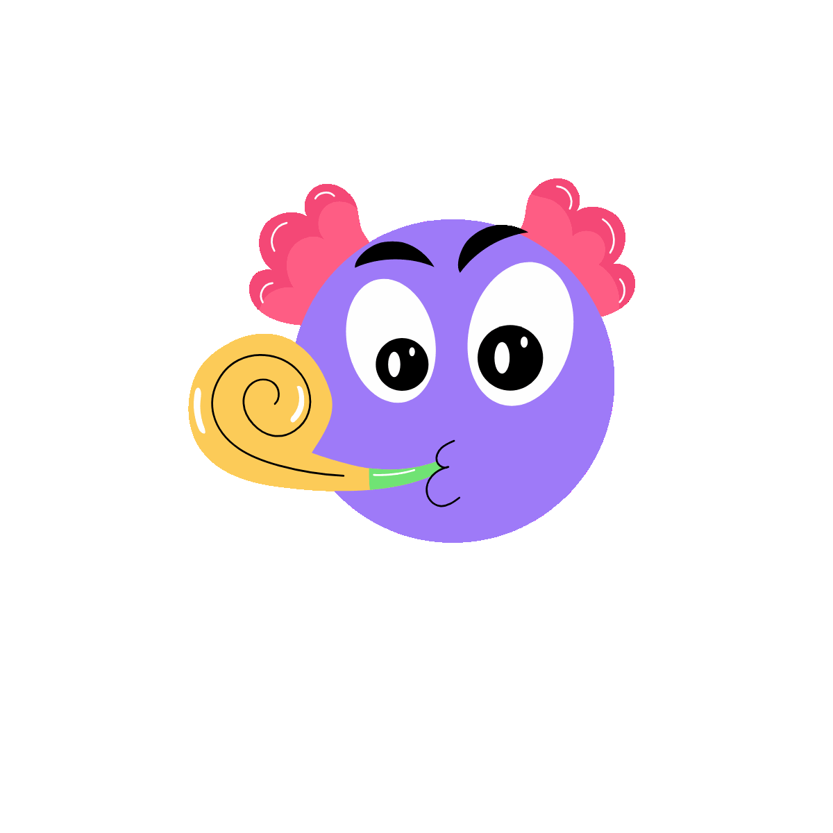 Clown whistle party design