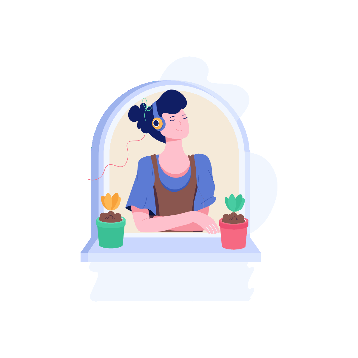 Listening to Music with Headphones Daily