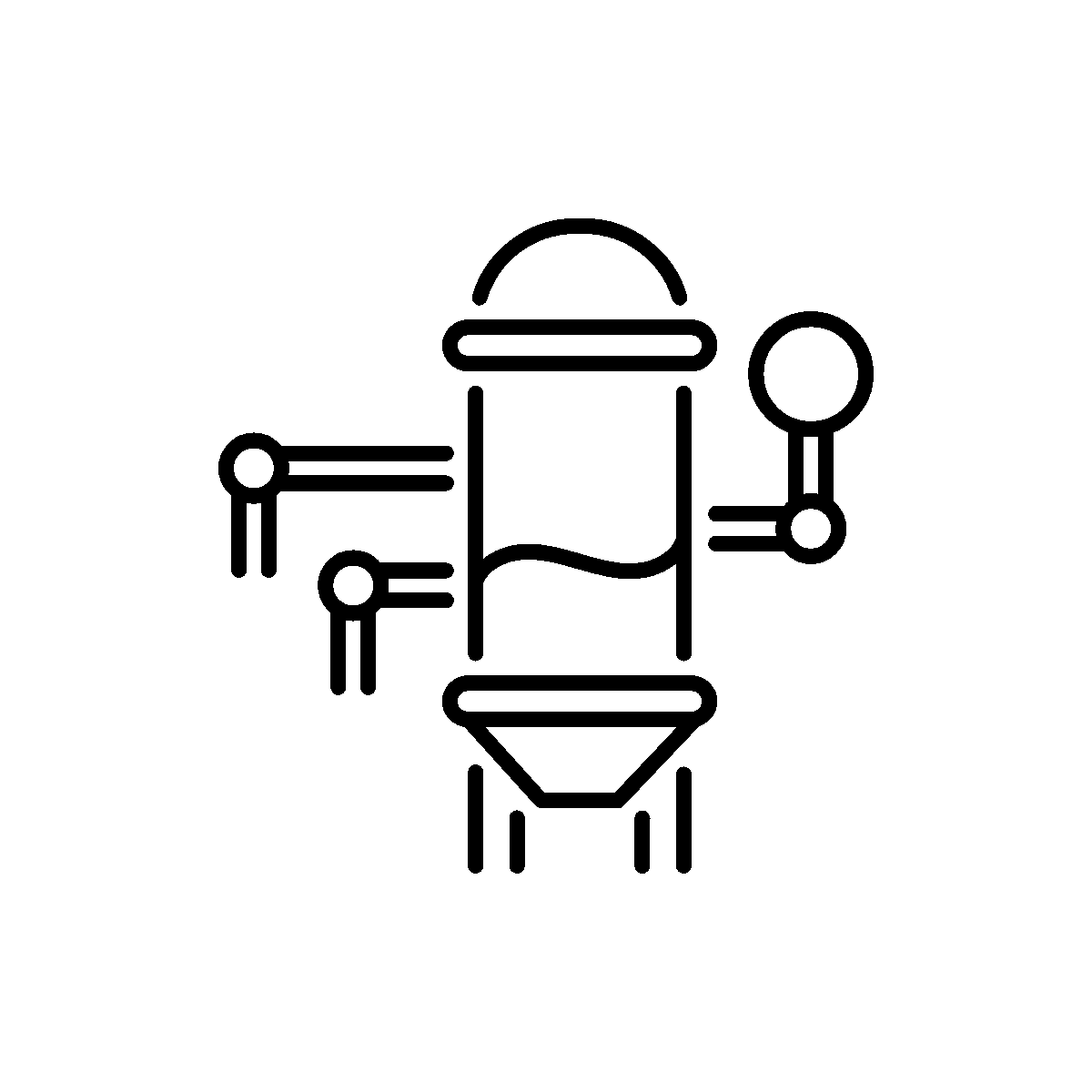 Industrial boiler for steam and heat supply