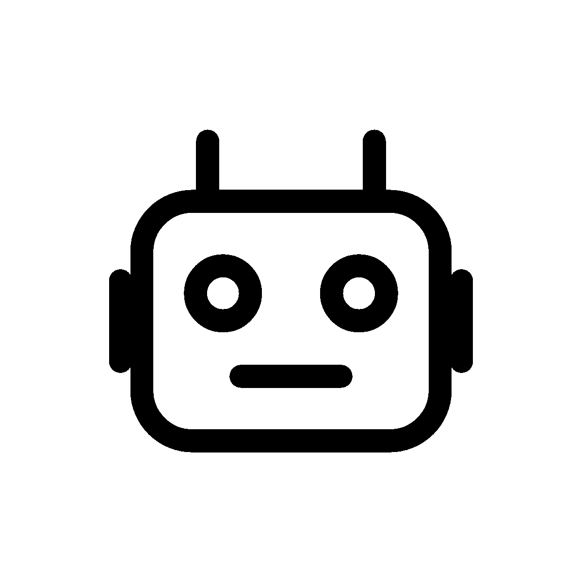 A line style animation of ai chatbot