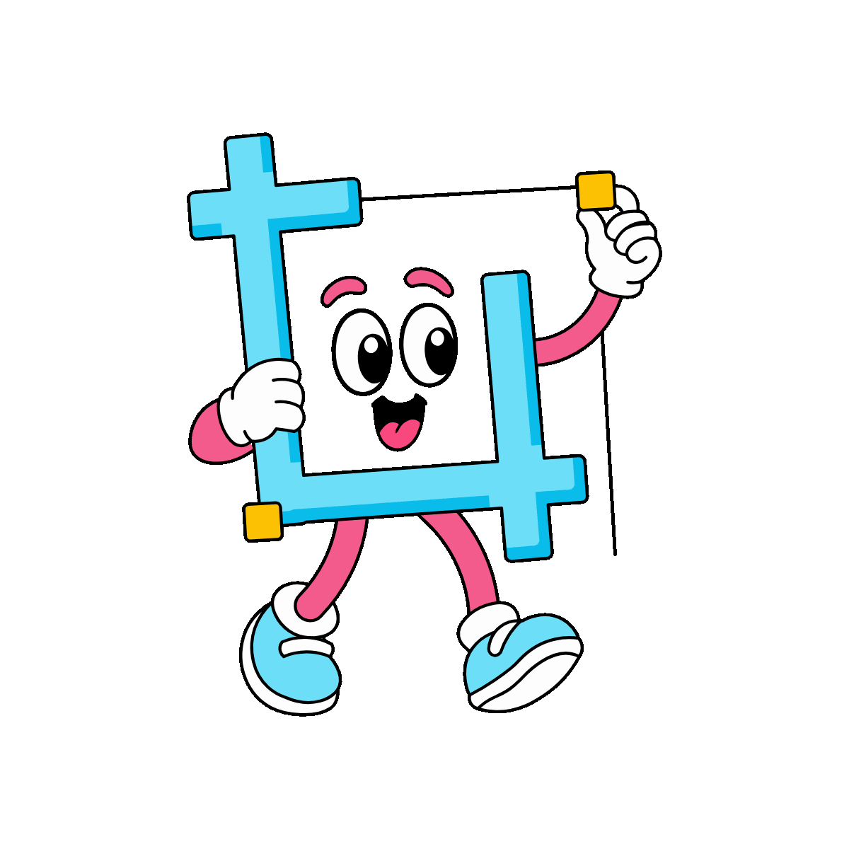 Animated Snap Tool Character