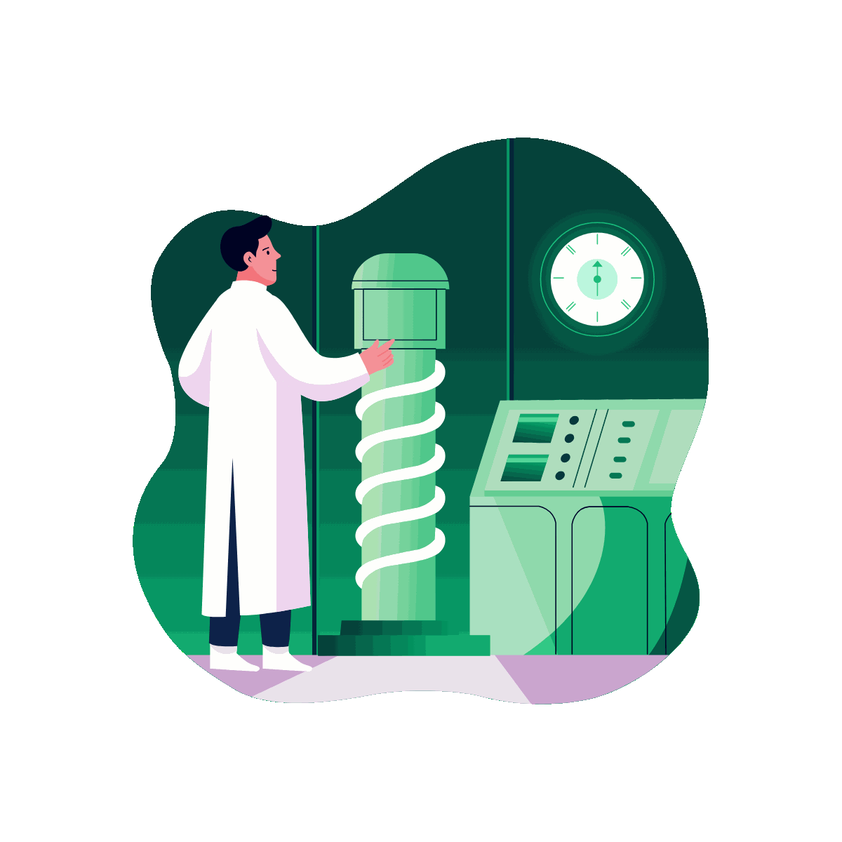 Time Travel Science Fiction Illustration