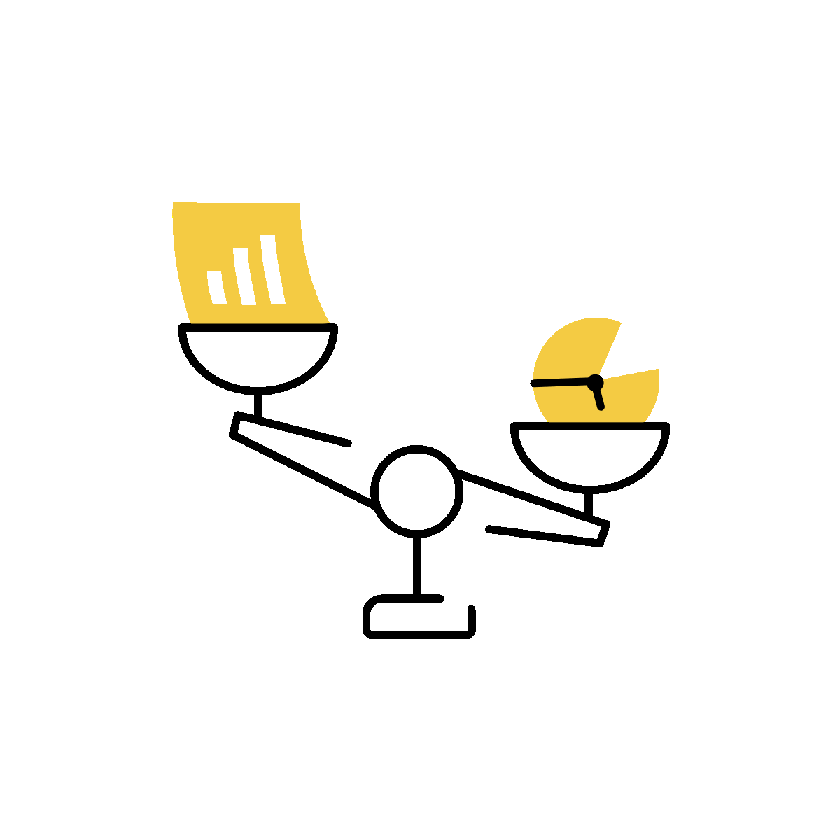 Animated Data Balancing Illustration