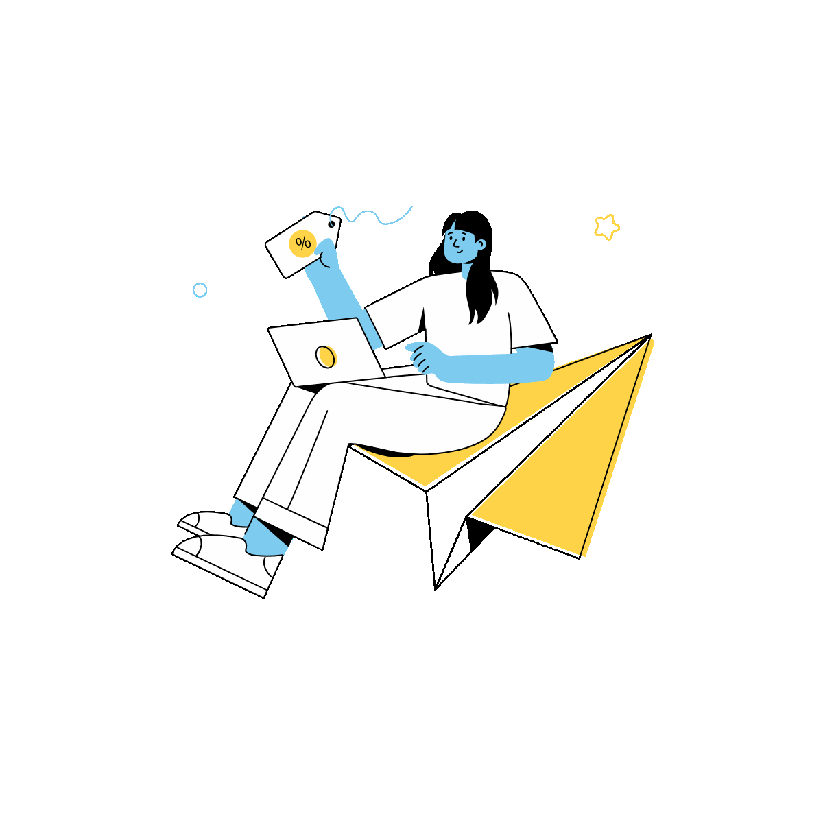 Promotional Message Line Mini Animation