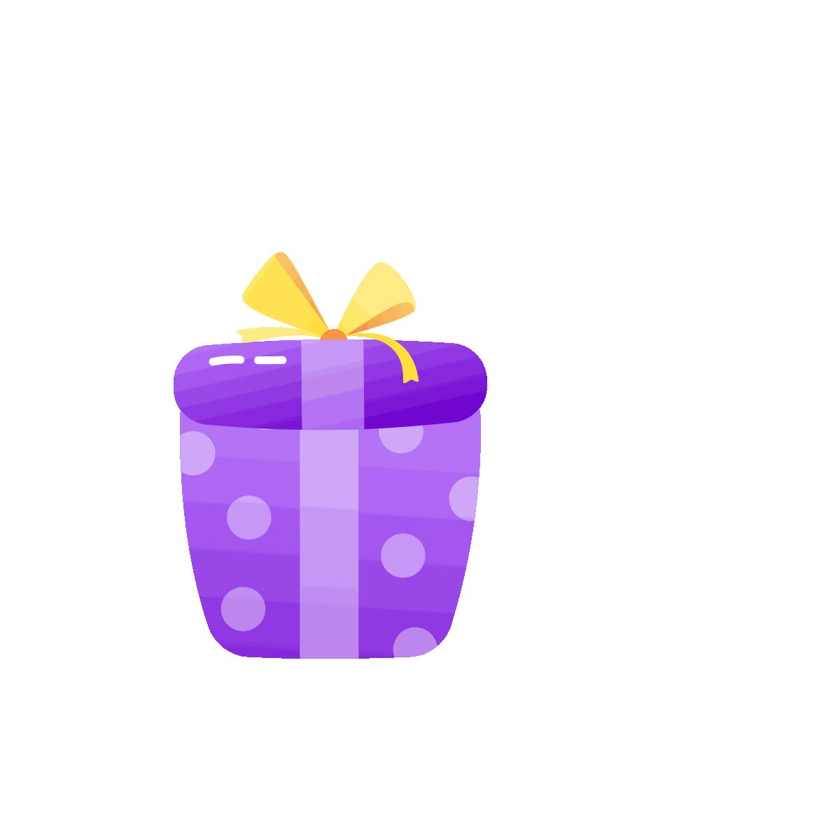Animated Flat Money Gift Icon Design