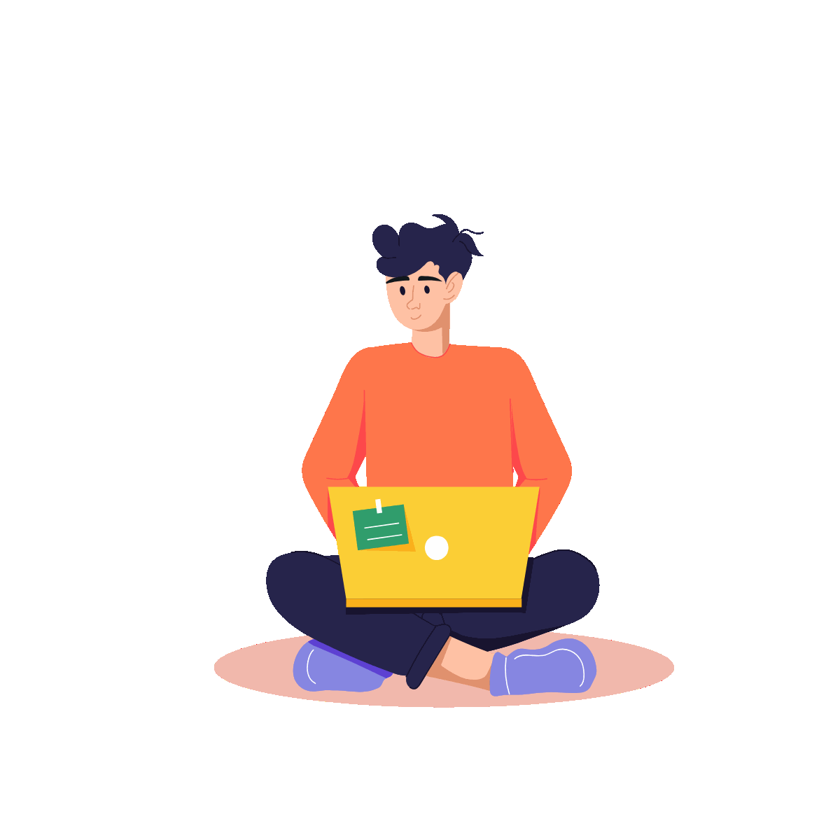 Flat Animated Meeting Deadline Design