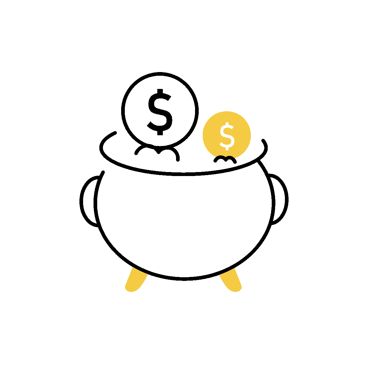 Animated Business Profit Illustration