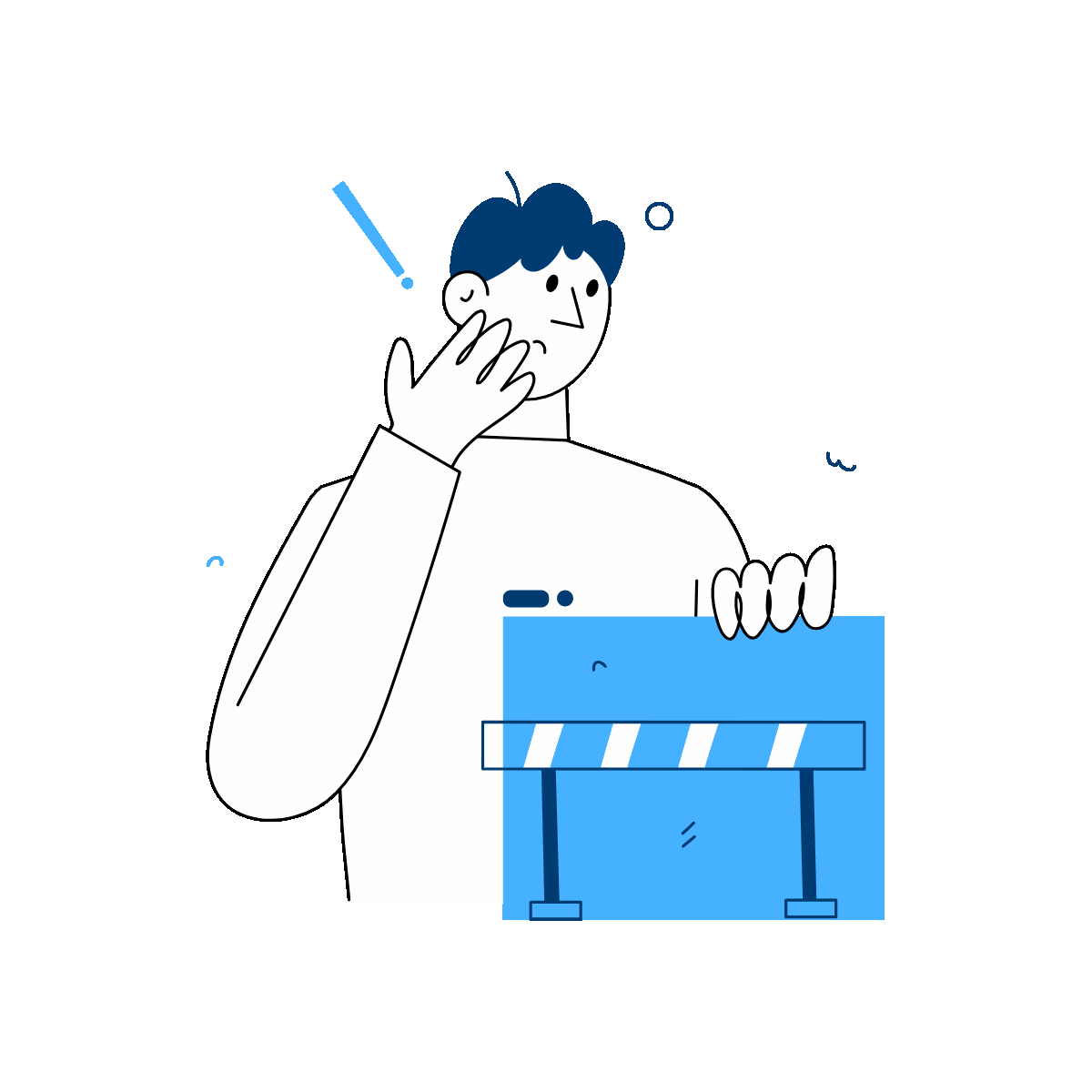 Doodle Animated Website Error Scene