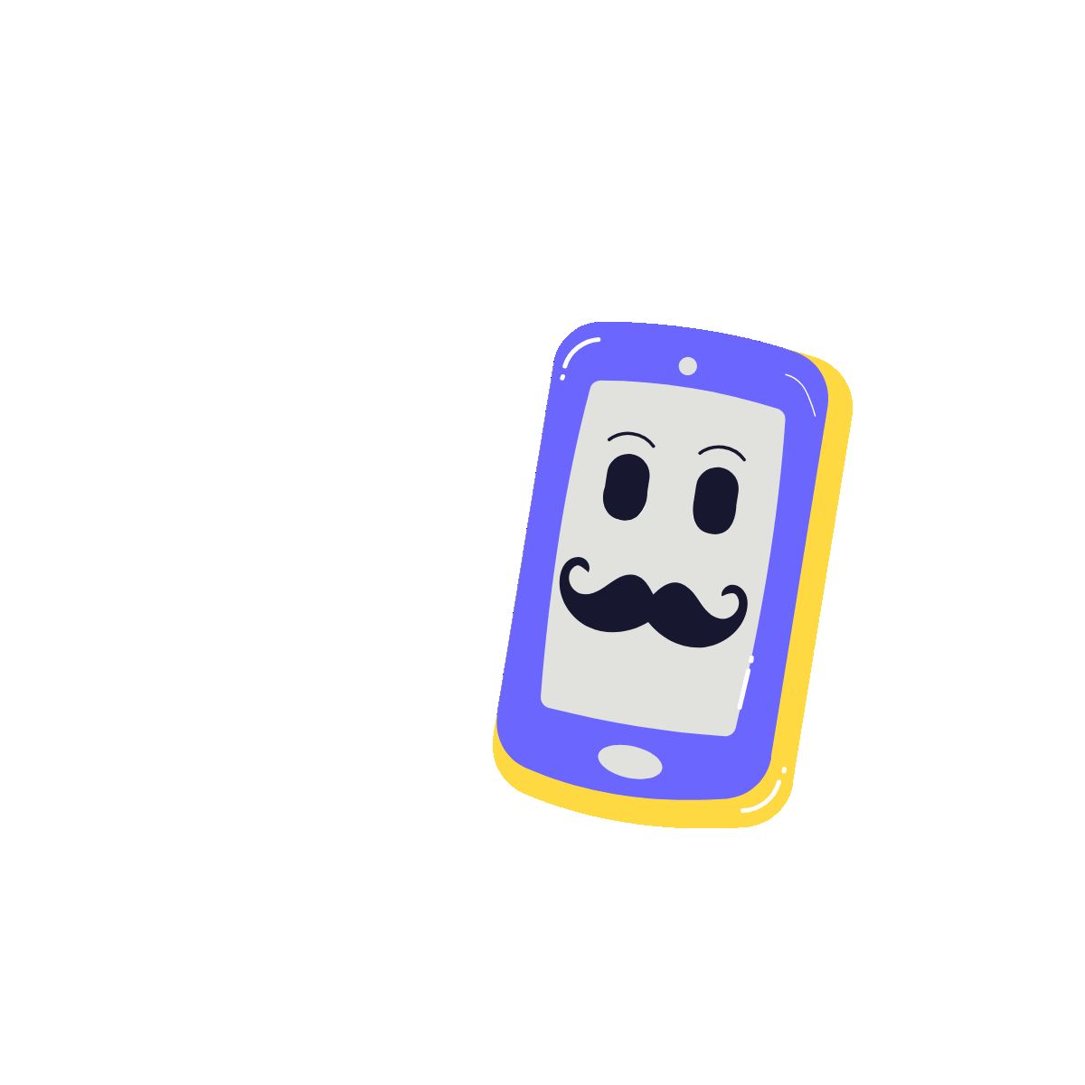 Happy Fathers Day Animated Flat Sticker