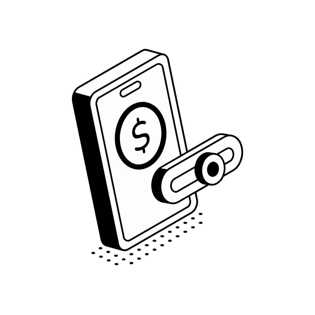 Animated Isometric Payment Loading Design