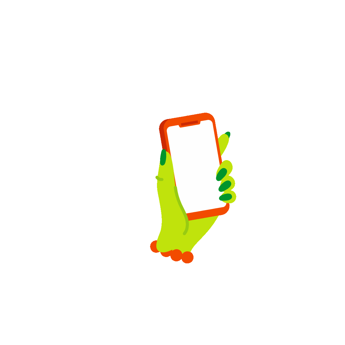 Flat Animated Sorry Message Sticker