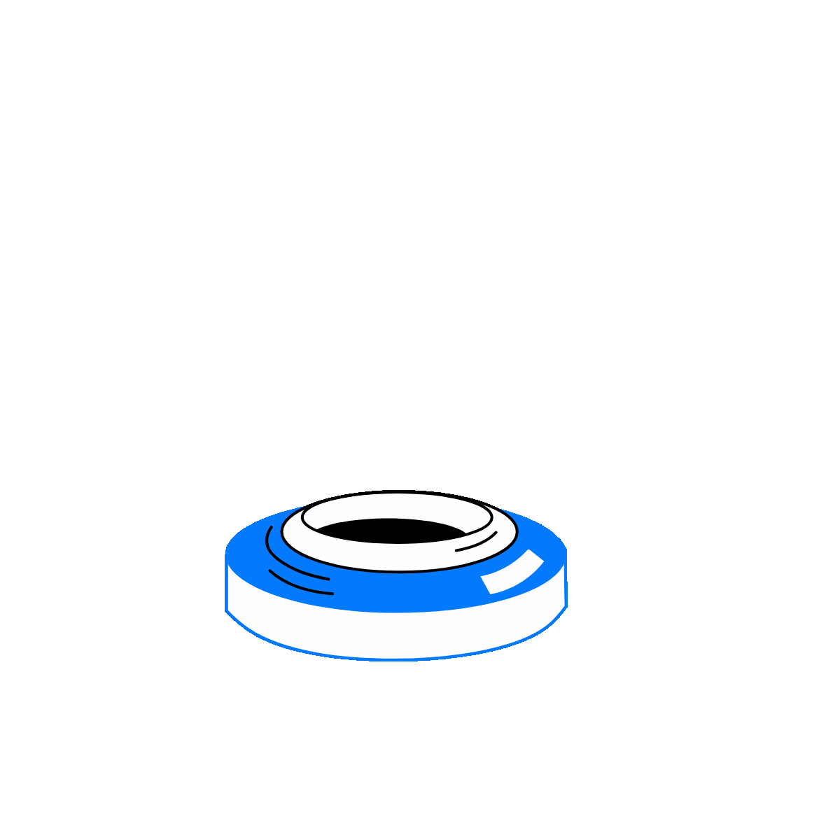 Hologram NFT Doodle Animated Illustration