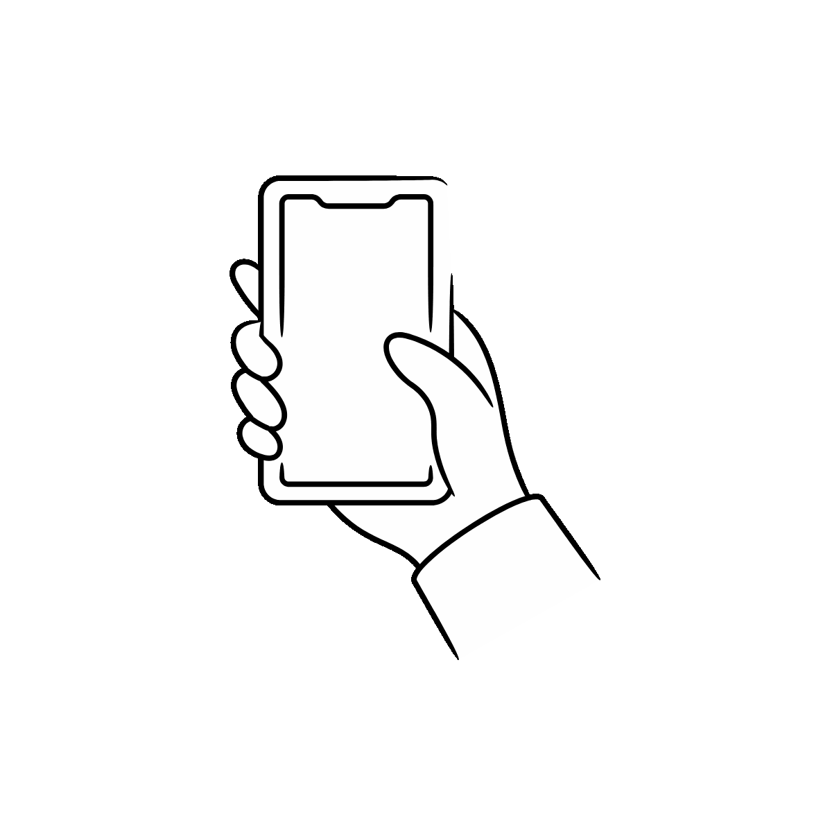 Hand-Drawn Secure Payment Doodle Icon Design