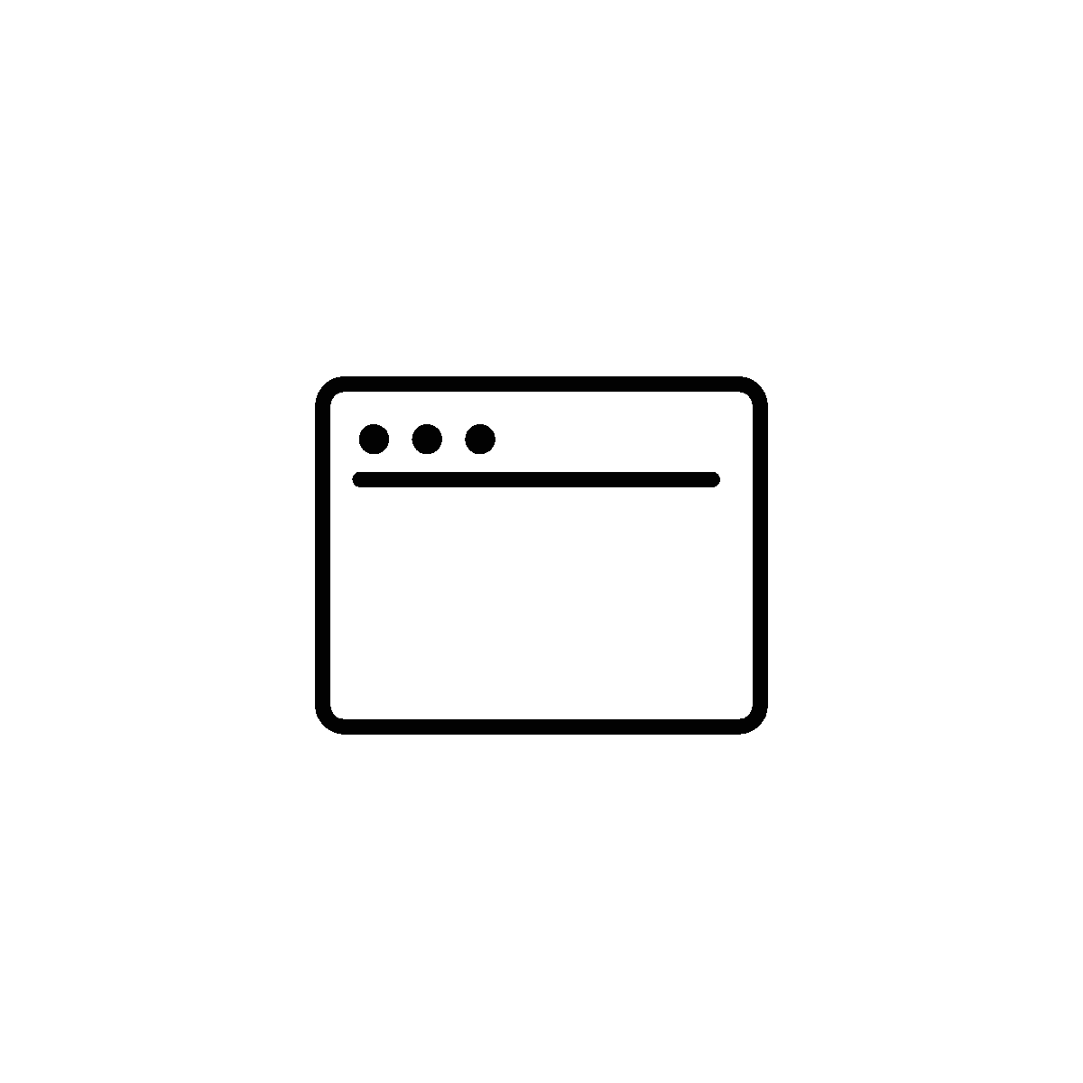 Web Programming Line Animated Icon Design