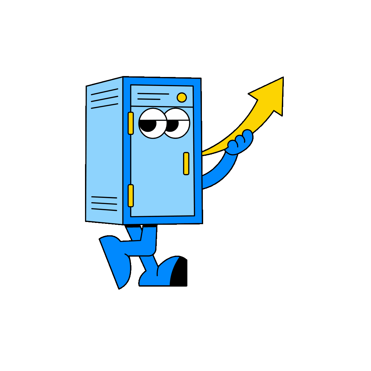 Server showing growth and scalability