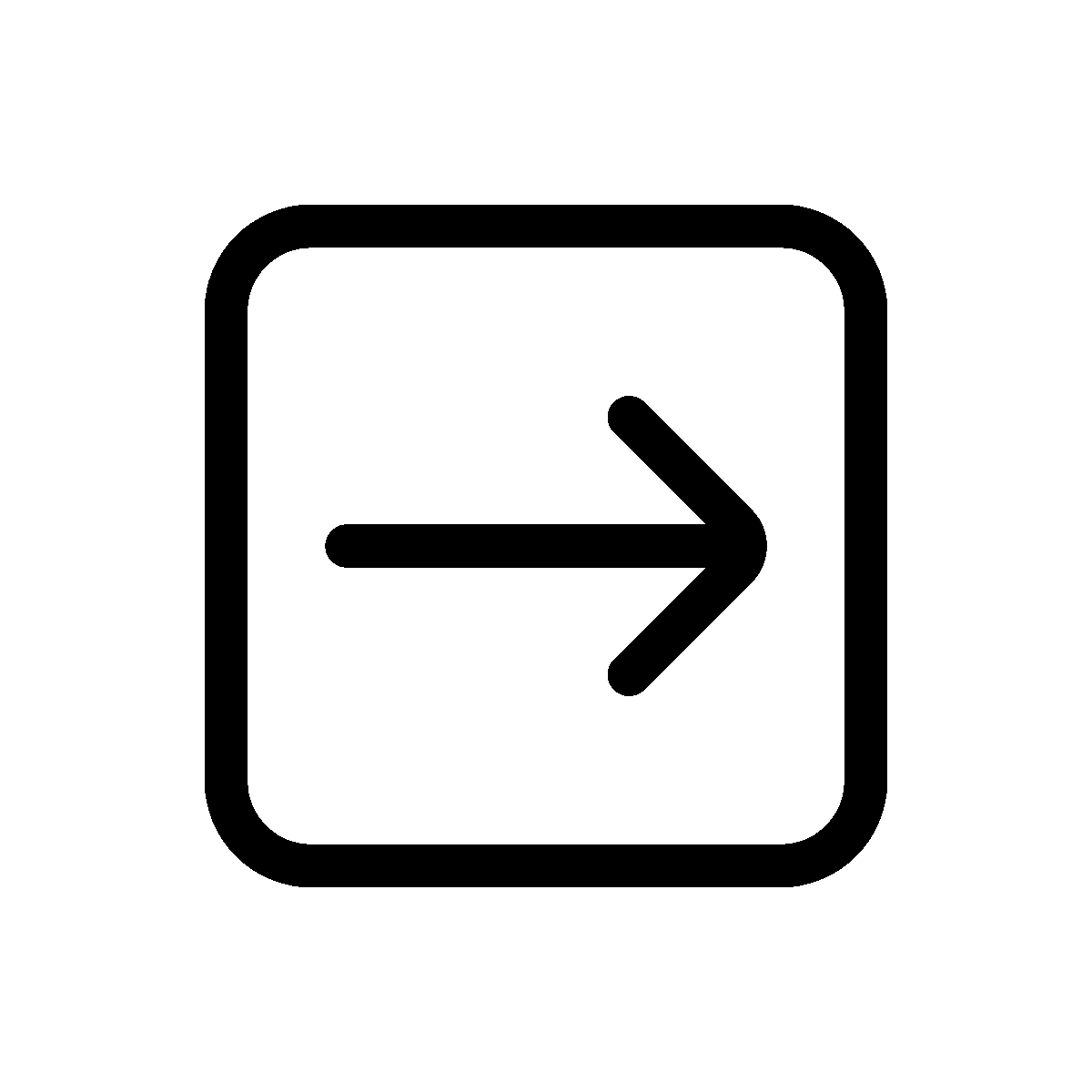 A hover animation design of right arrow