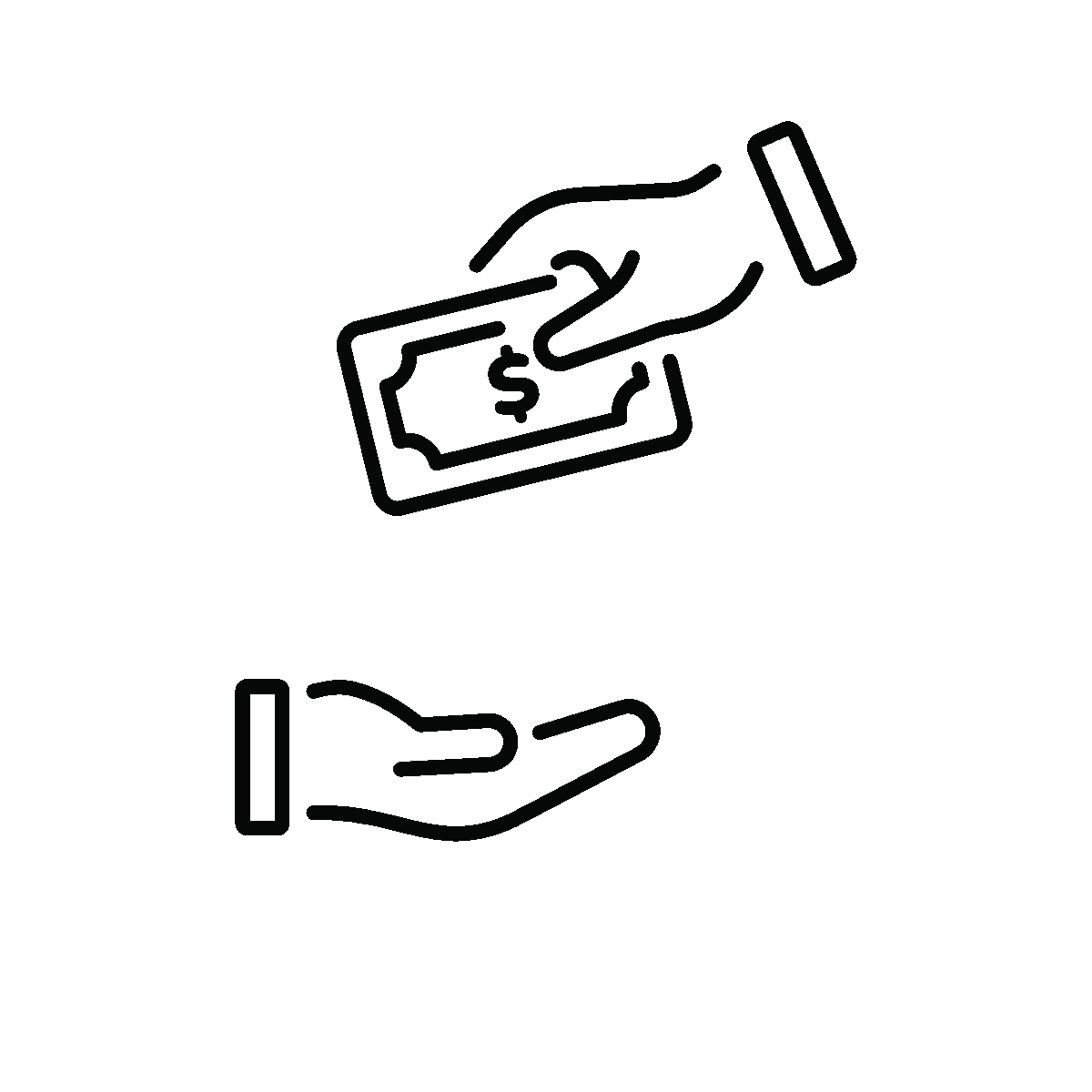 Animated financial payment transaction