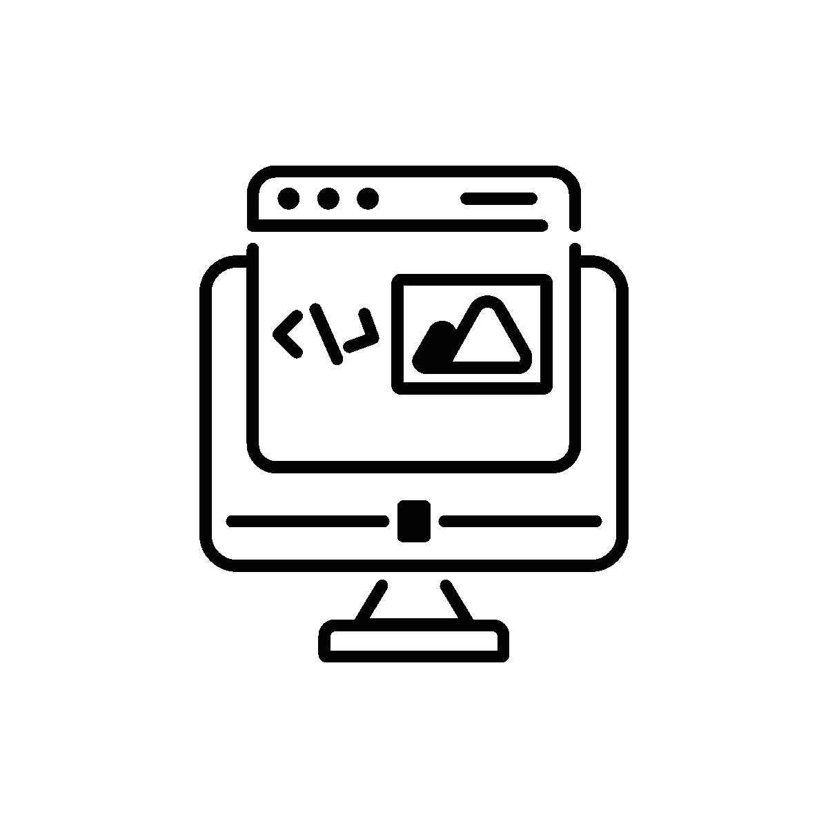 Web template for digital presentation use