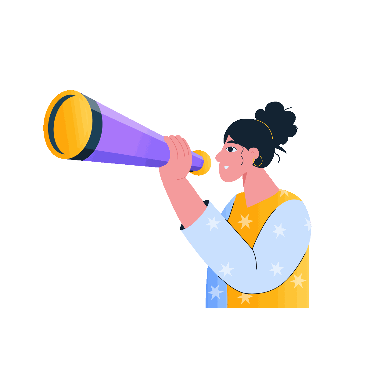 Telescope Forecast Illustration