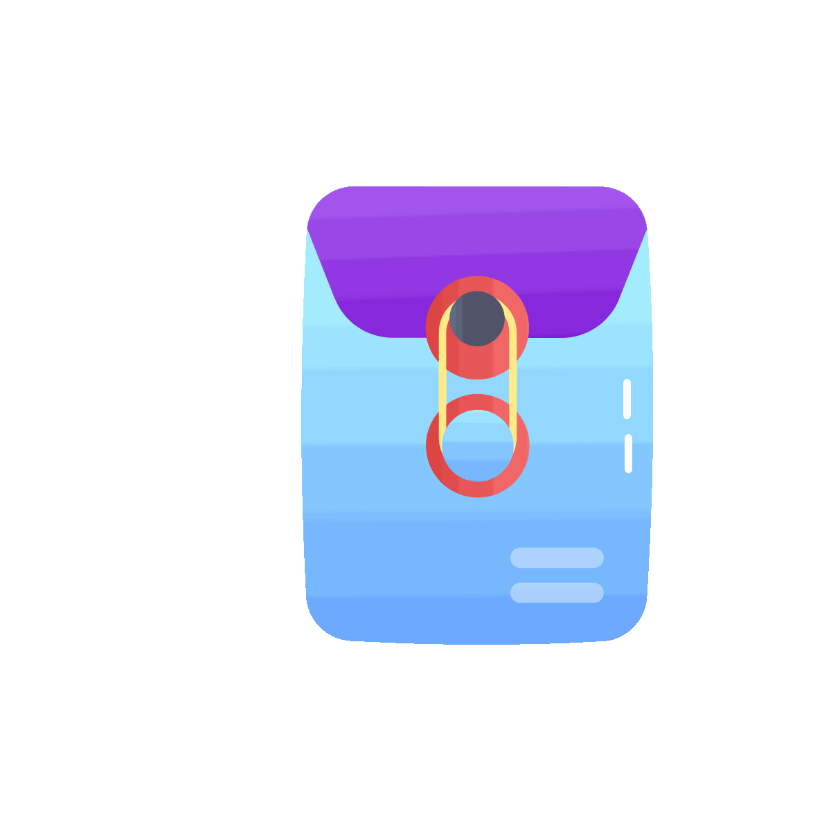 Animated Flat Money Envelope Icon Design