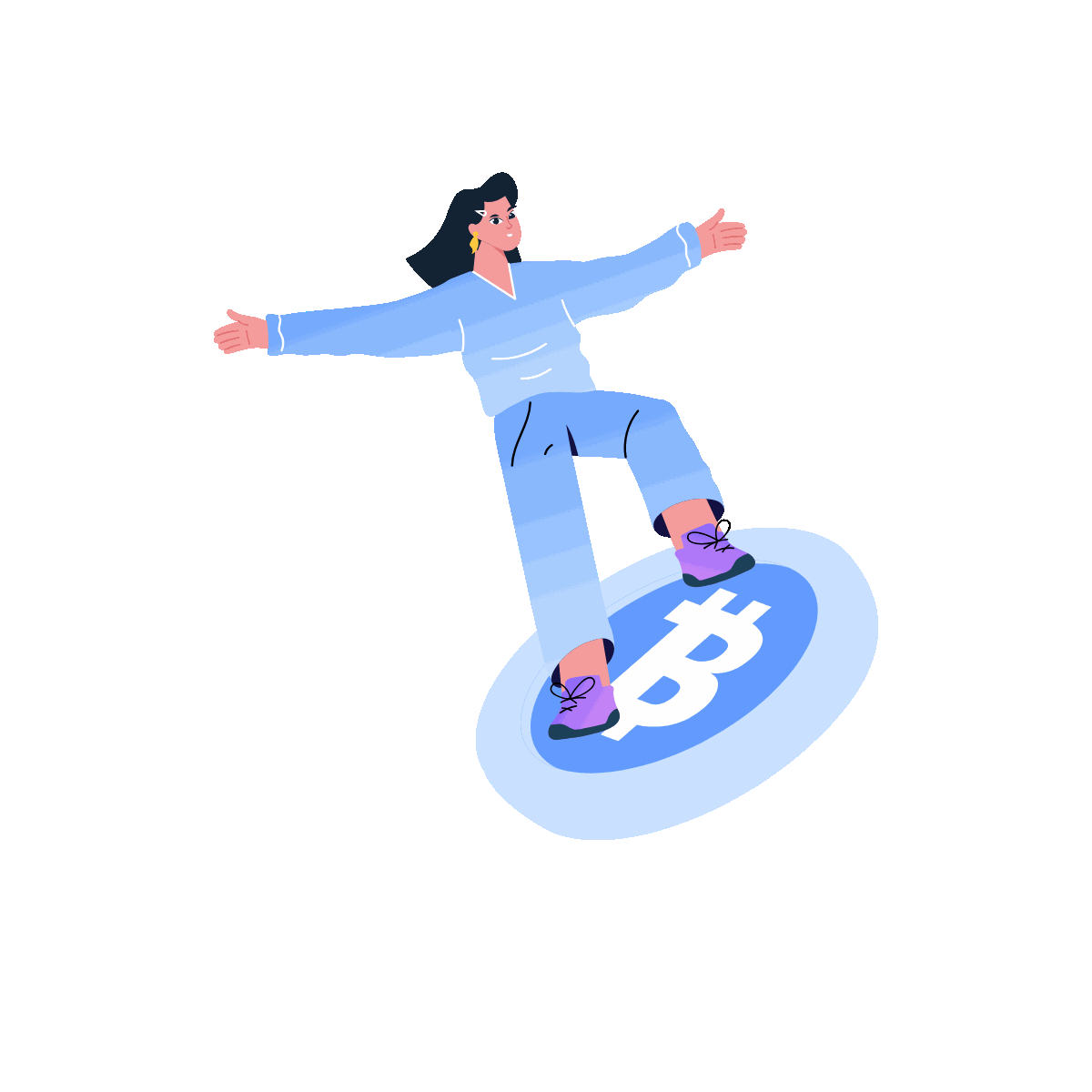 Bitcoin Finance Illustration