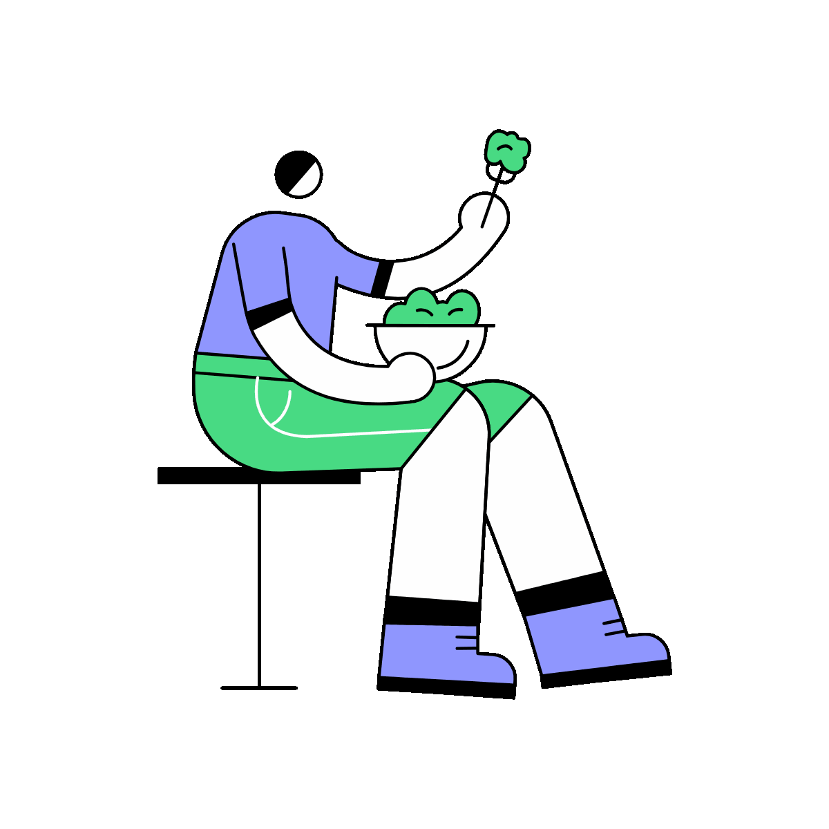 Flat Animated VR Technology Illustration