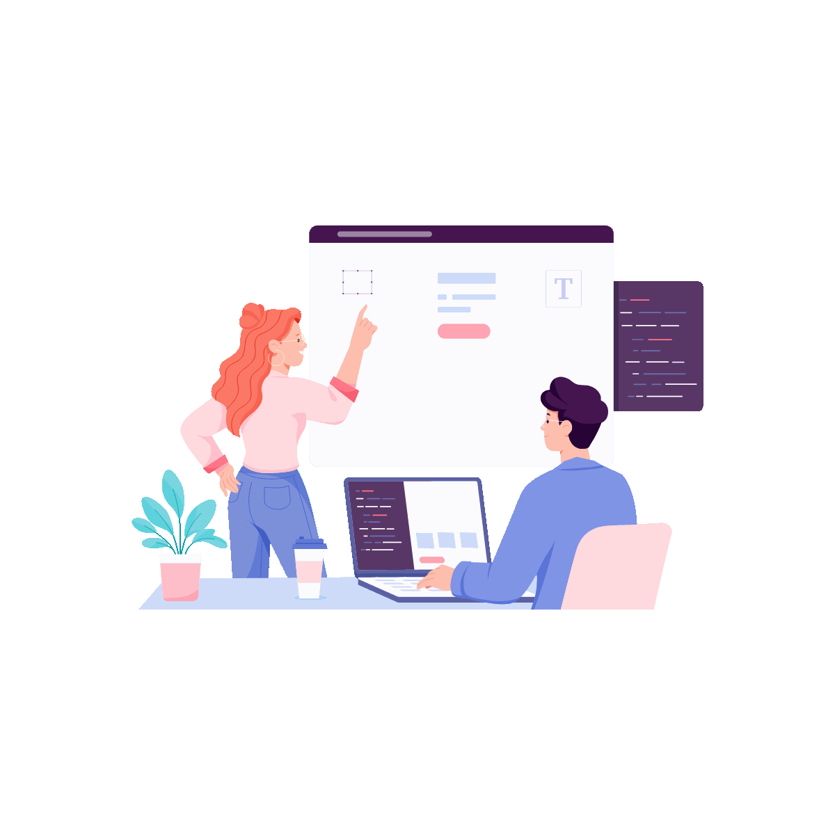 Modern Web Design Development Scene