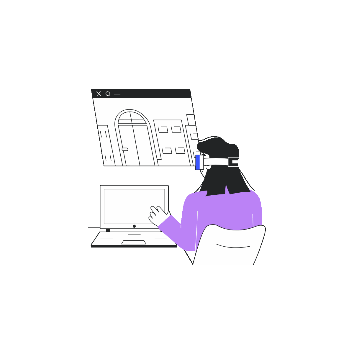 Animated Linear Augmented Reality Art
