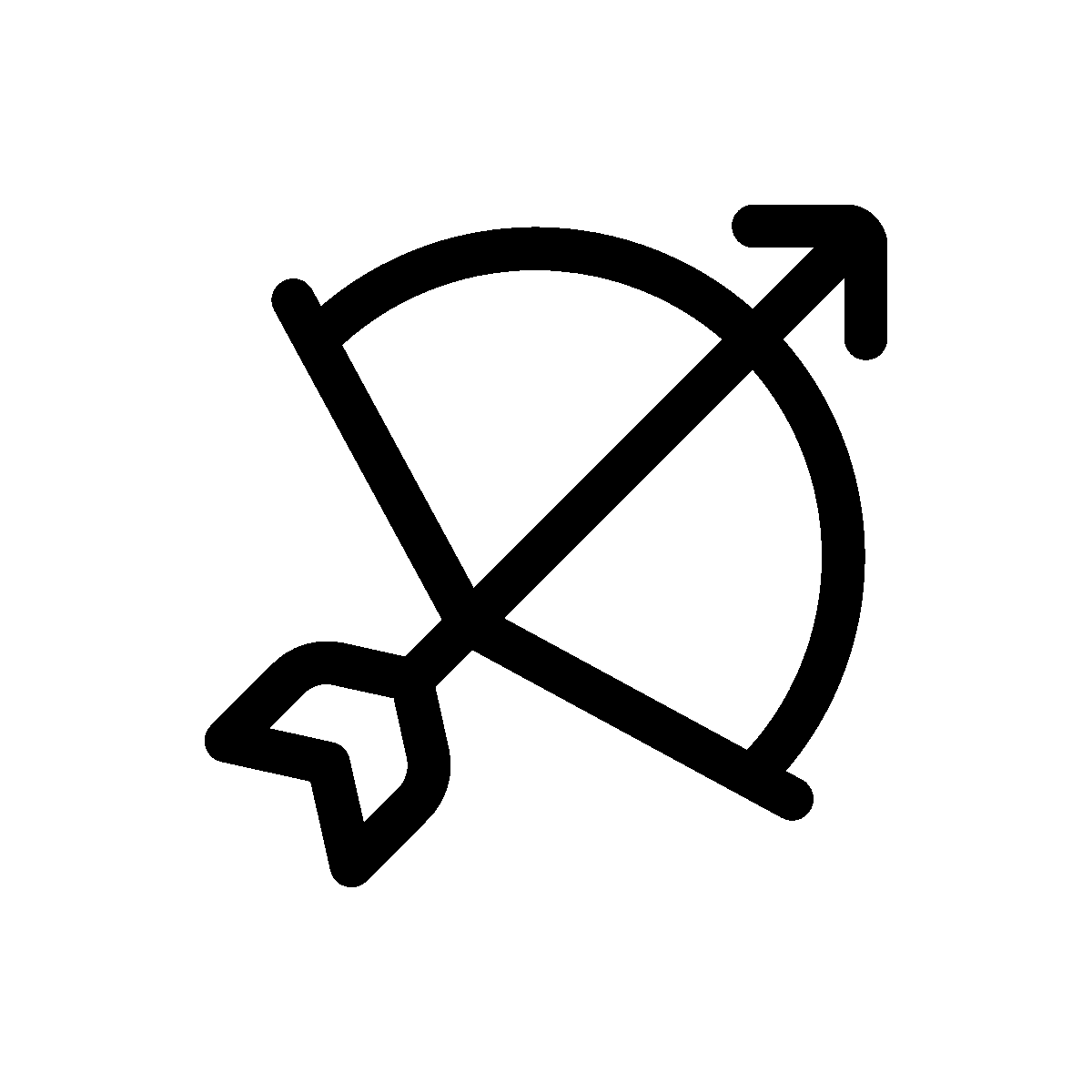 An outline hover animation of target