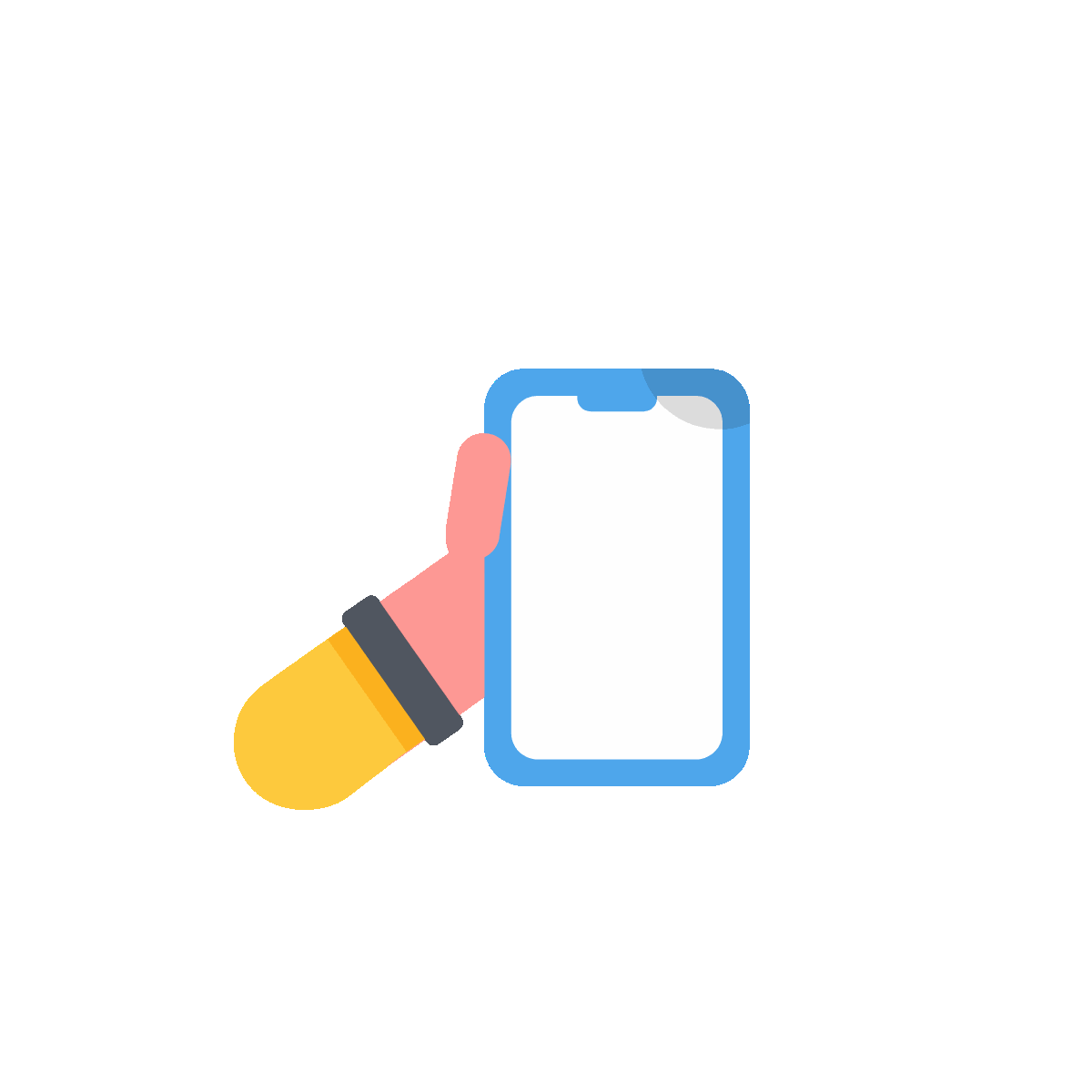 Animated icon of love messages